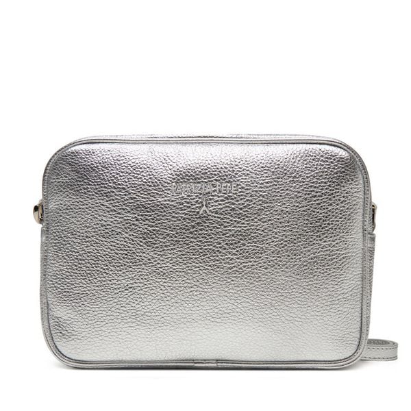 Torebka Patrizia Pepe. Szare listonoszki Patrizia Pepe, bez wzorów, bez dodatków. Za 469,99 zł.