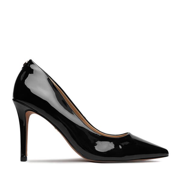 Szpilki Nine West. Czarne szpilki Nine West, bez wzorów, bez obcasa. Za 229,99 zł.