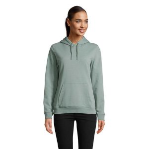 Bluza damska z kapturem Sol's Nicholas. Zielone bluzy SOL'S, s, bez wzorów, z dresówki, z kapturem. Za 231,00 zł.