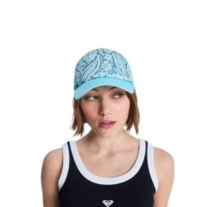 Czapka Trucker dla Kobiety BEAUTIFUL MORNING Zielony. Zielone czapki Roxy, bez wzorów, z poliesteru. Za 119,99 zł.