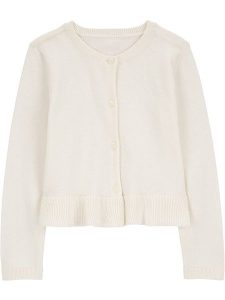 Carter's Kardigan w kolorze kremowym rozmiar: 104. Brązowe kardigany Carter's, ze splotem. Za 72,95 zł.