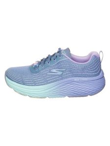 Skechers Sneakersy "Max Cushioning Elite 2.0 - Sp" w kolorze fioletowo-błękitnym rozmiar: 38,5. Niebieskie trampki Skechers, bez wzorów, z materiału, bez zapięcia. Za 306,95 zł.
