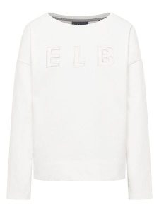 ELBSAND Bluza "Anouk" w kolorze białym rozmiar: L. Białe bluzy ELBSAND, l, bez wzorów, bez kaptura. Za 171,68 zł.