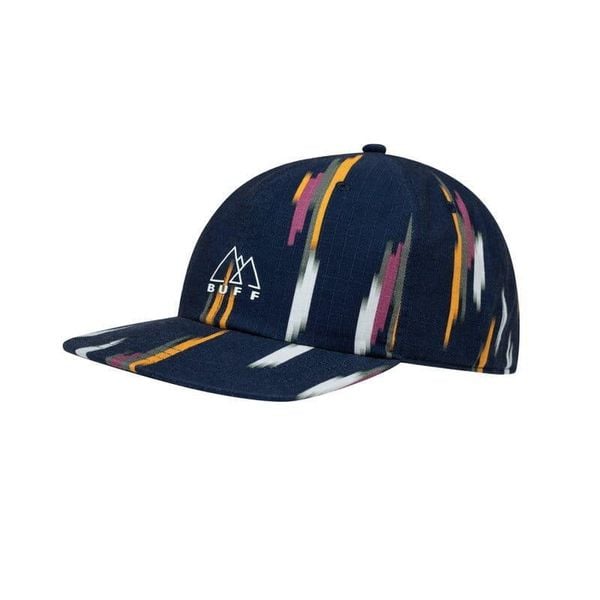 Czapka z daszkiem składana Buff Pack Baseball Cap Elat Navy. Niebieskie czapki Buff, bez wzorów, z bawełny, klasyczne. Za 124,90 zł.