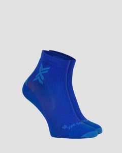 Skarpety X-Socks Run Discover Ankle. Niebieskie skarpetki X-Socks, bez wzorów. Za 60,00 zł.