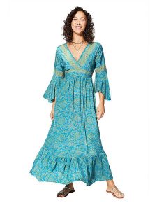 Ipanima Sukienka w kolorze niebieskim rozmiar: 38/40. Niebieskie sukienki Ipanima, bez wzorów, bez kołnierzyka, bez ramiączek, maxi. Za 86,99 zł.