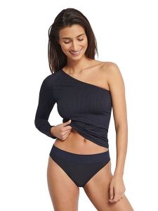 Sloggi Top "Ever Infused" w kolorze czarnym rozmiar: XL. Niebieskie topy Sloggi, xl, bez wzorów, bez kołnierzyka, bez ramiączek. Za 83,42 zł.
