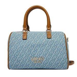 Torebka Liu Jo. Niebieskie kuferki Liu Jo, bez wzorów, bez dodatków. Za 639,99 zł.