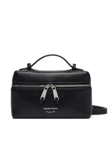 Emporio Armani Torebka EW004564 Czarny. Czarne kuferki Emporio Armani, bez wzorów, ze skóry, bez dodatków. Za 1 439,00 zł.