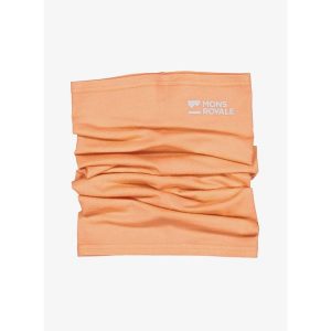 Chusta wielofunkcyjna Mons Royale Daily Dose Merino Flex 200 Neckwarmer. Brązowe apaszki i chusty Mons Royale, bez wzorów. Za 104,99 zł.
