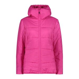 Kurtka puchowa damska z odpinanym kapturem CMP. Czerwone kurtki CMP, l, bez wzorów, z puchu, z kapturem. Za 508,50 zł.