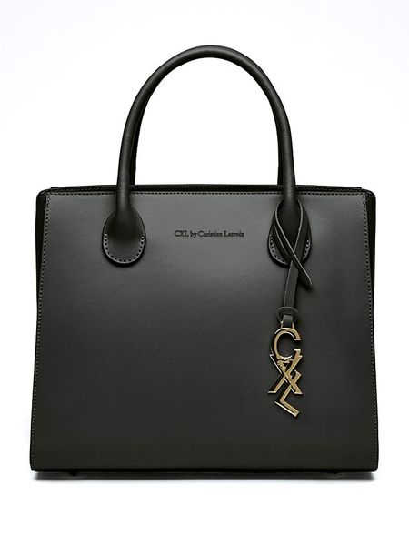 CXL by Christian Lacroix Skórzana torebka "Montaigne" w kolorze czarnym - 31 x 26 x 15 cm rozmiar: onesize. Czarne torebki klasyczne CXL by Christian Lacroix, bez wzorów, z materiału, przez ramię, bez dodatków. Za 462,29 zł.