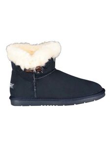 Geographical Norway Botki zimowe "Olady" w kolorze granatowym rozmiar: 36. Niebieskie botki Geographical Norway, na zimę, bez wzorów, z futra, bez obcasa, bez zapięcia. Za 112,29 zł.
