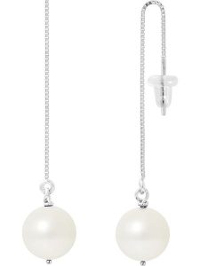 Pearline Srebrne kolczyki-wkrętki z perłami rozmiar: onesize. Białe kolczyki Pearline, z perłą, srebrne. Za 171,95 zł.