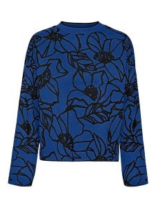 Vero Moda Sweter "New" w kolorze niebieskim rozmiar: XS. Niebieskie swetry oversize Vero Moda, xs, bez wzorów, ze splotem, bez ramiączek. Za 57,20 zł.