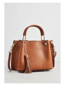 Christian Laurier Skórzana torebka "Lamy" w kolorze karmelowym - 27 x 18 x 11 cm rozmiar: onesize. Brązowe torebki klasyczne Christian Laurier, bez wzorów, z materiału, przez ramię, bez dodatków. Za 317,62 zł.