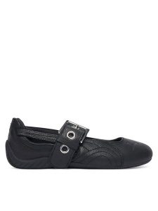 Puma Baleriny Speedcat Ballet Dress-Up Wns 408054 03 Czarny. Czarne balerinki Puma, bez wzorów, ze skóry, bez obcasa, bez zapięcia. Za 399,99 zł.
