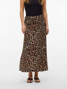 Vero Moda Spódnica w kolorze brązowo-jasnobrązowym rozmiar: XS. Brązowe spódnice Vero Moda, xs, bez wzorów, maxi. Za 61,46 zł.