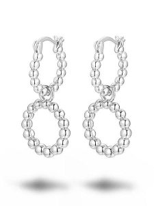 Eclat d'Argent Srebrne kolczyki rozmiar: onesize. Szare kolczyki Eclat d'Argent, srebrne. Za 173,99 zł.