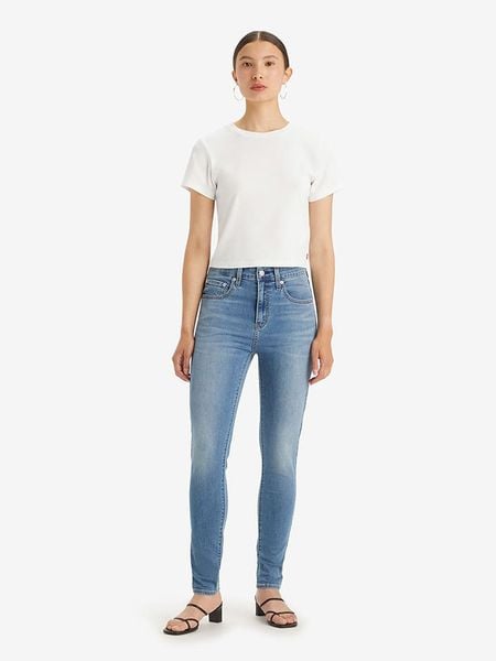 Levi's Dżinsy "Cool Wild Times" - Skinny fit - w kolorze niebieskim rozmiar: W26/L30. Niebieskie jeansy Levi's®, z aplikacjami. Za 227,85 zł.