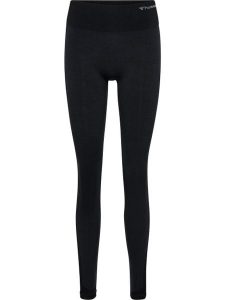 Damskie legginsy bezszwowe Hummel MT Shine. Czarne legginsy Hummel, bez wzorów, z poliesteru. Za 216,00 zł.