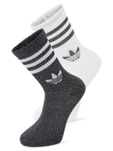 Adidas Originals Skarpety w opakowaniu po 2 sztuki Kobiety czarny|biały|srebrny jednolity, S. Białe skarpetki adidas Originals, bez wzorów. Za 79,95 zł.