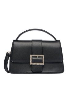 Nine West Torebka CEO-MISSISIPI-III-KY159 Czarny. Czarne torebki klasyczne Nine West, bez wzorów, z materiału, bez dodatków. Za 199,99 zł.