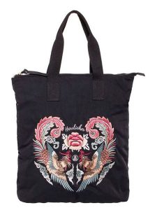 Herrlicher Shopper bag w kolorze czarnym rozmiar: onesize. Czarne shopper bag Herrlicher, bez wzorów, z materiału, na ramię, bez dodatków. Za 134,95 zł.