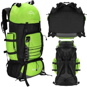 Plecak trekkingowy 90 L górski turystyczny survival. Zielone plecaki SPRINGOS. Za 71,99 zł.