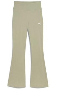 Damskie legginsy Puma Ess z wysokim stanem, rozkloszowane, zielone 2xl. Zielone legginsy Puma, bez wzorów, z bawełny, z podwyższonym stanem. Za 135,83 zł.