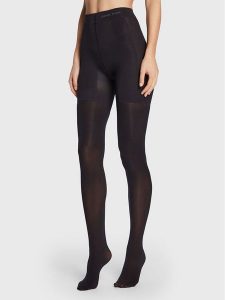Calvin Klein Rajstopy Damskie 701218757 Czarny. Czarne rajstopy i pończochy Calvin Klein, bez wzorów, z materiału. Za 79,99 zł.