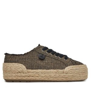 Espadryle EMU Australia. Czarne espadryle EMU Australia, bez wzorów, bez obcasa. Za 409,99 zł.
