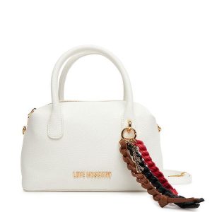 Torebka LOVE MOSCHINO. Białe torebki klasyczne LOVE MOSCHINO, bez wzorów, bez dodatków. Za 679,99 zł.