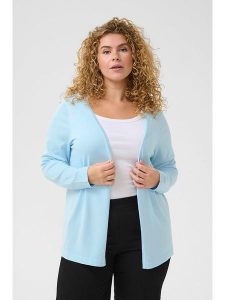 KAFFE curve Kardigan w kolorze błękitnym rozmiar: XL. Niebieskie kardigany KAFFE curve. Za 136,45 zł.