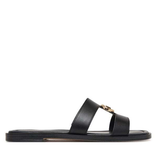 Klapki MICHAEL Michael Kors. Czarne klapki MICHAEL Michael Kors, bez wzorów, bez obcasa. Za 476,99 zł.
