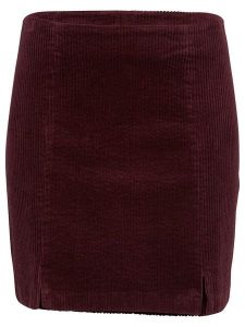 MOSS COPENHAGEN Spódnica "Emalina" w kolorze bordowym rozmiar: XL. Czerwone spódnice Moss Copenhagen, na co dzień, xl, bez wzorów, mini. Za 100,99 zł.