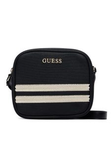 Guess Torebka V6YZ10 W3784 Czarny. Czarne listonoszki Guess, z aplikacjami, z materiału, bez dodatków. Za 264,99 zł.