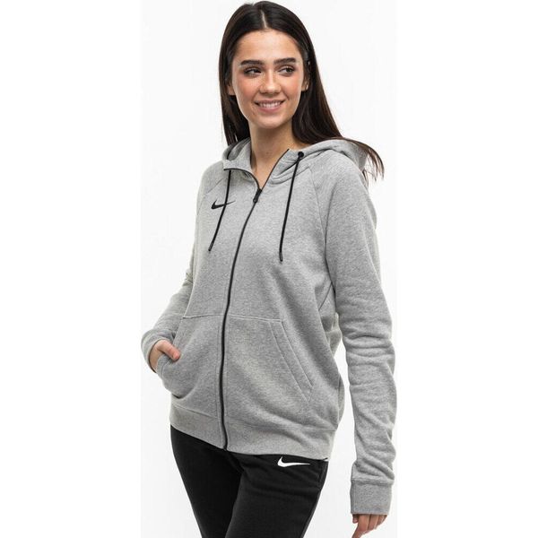 Bluza sportowa damska Nike Park 20 Hoodie. Szare bluzy Nike, bez wzorów, bez kaptura. Za 233,00 zł.