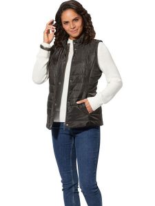 WITT WEIDEN Kamizelka w kolorze czarnym rozmiar: 50. Czarne kamizelki WITT WEIDEN, bez wzorów, bez kołnierzyka, bez ramiączek, bez kaptura. Za 56,99 zł.