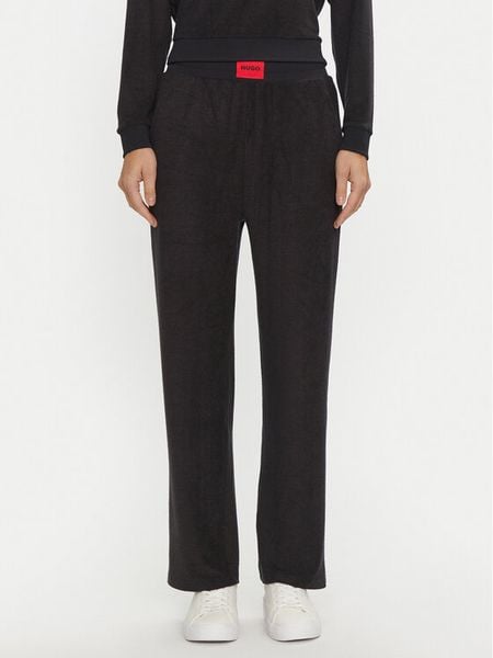 Hugo Spodnie piżamowe Snoozie 50523406 Czarny Regular Fit. Czarne piżamy Hugo, bez wzorów, z syntetyku, bez ramiączek. Za 279,99 zł.