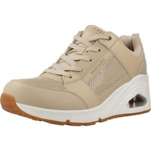 Buty SKECHERS UNO WEDGE - EVERYTHI Jasnobrązowy. Brązowe buty sportowe Skechers, bez wzorów, z syntetyku, bez zapięcia. Za 291,99 zł.