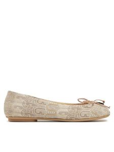 Furla Baleriny YJ01BAL BX1950 5C000 Brązowy. Brązowe balerinki Furla, bez wzorów, z materiału, bez obcasa, bez zapięcia. Za 489,99 zł.