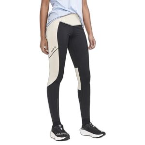 Legginsy damskie Craft Adv Essence Warm. Czarne legginsy Craft, bez wzorów, z materiału. Za 173,00 zł.