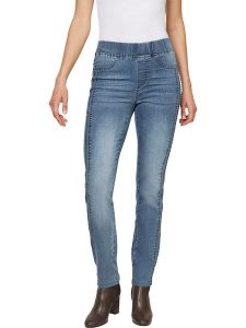 Heine Dżinsy - Slim fit - w kolorze niebieskim rozmiar: 34. Niebieskie jeansy Heine, bez wzorów. Za 52,67 zł.