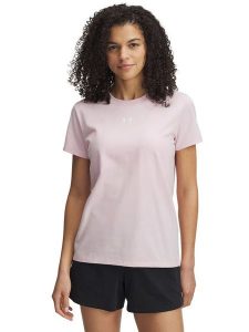 Under Armour Koszulka w kolorze jasnoróżowym rozmiar: XS. Różowe bluzki Under Armour, xs, bez wzorów, bez kołnierzyka, bez ramiączek. Za 61,46 zł.