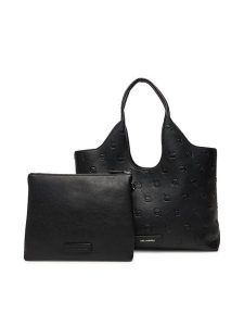 KARL LAGERFELD Torebka A3W30302 Czarny. Czarne torebki klasyczne KARL LAGERFELD, bez wzorów, ze skóry, bez dodatków. Za 669,99 zł.