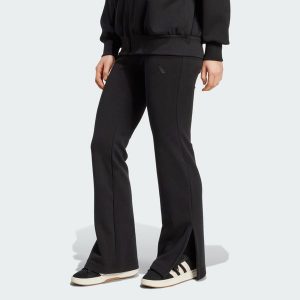 Spodnie Soft Lux Flared. Czarne rurki ADIDAS. Za 299,00 zł.