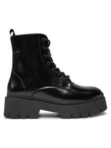 Hugo Trapery Kris 50529839 Czarny. Czarne buty zimowe Hugo, ze skóry, bez obcasa, bez zapięcia. Za 979,99 zł.