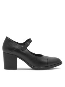 Lasocki Półbuty WI23-RUTH-13 Czarny. Czarne czółenka Lasocki, bez wzorów, ze skóry, bez obcasa, na obcasie, bez zapięcia. Za 199,99 zł.