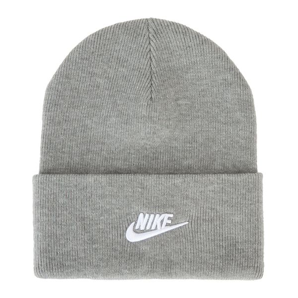 Czapka zimowa Nike Peak Futura Beanie. Szare czapki Nike, bez wzorów. Za 148,34 zł.